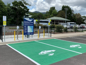 electric vehicle charging space