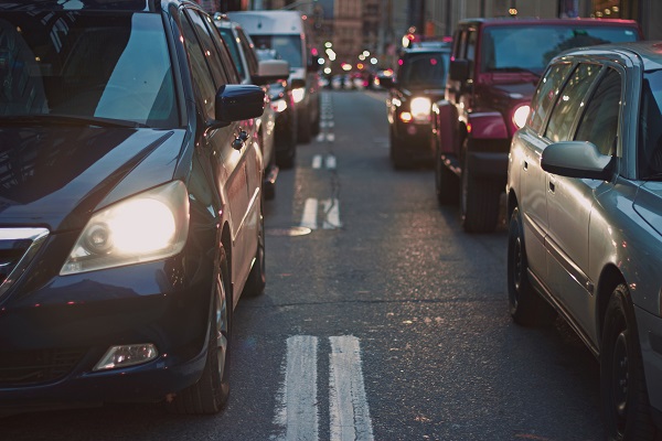 Vehicle traffic in a town - Photo credit: Nabeel Syed via Unsplash.com