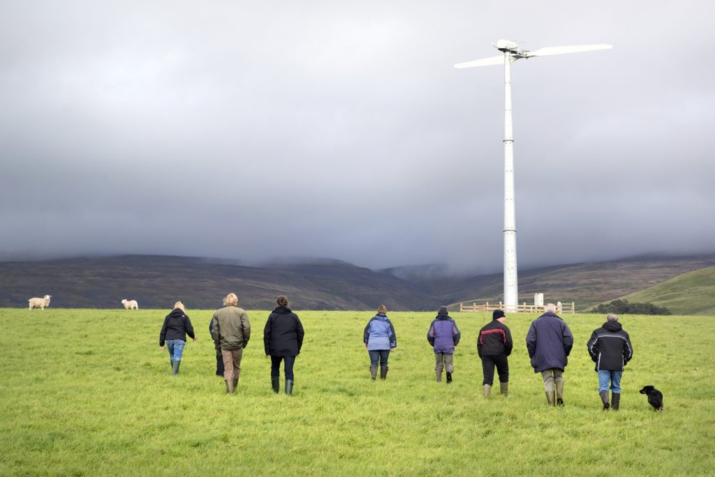 A visit to a Cumbrian windfarm - Photo by Jo Leary