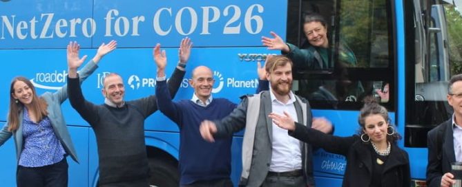 Planet Mark with CAfS and Burneside Community Energy with an electric bus