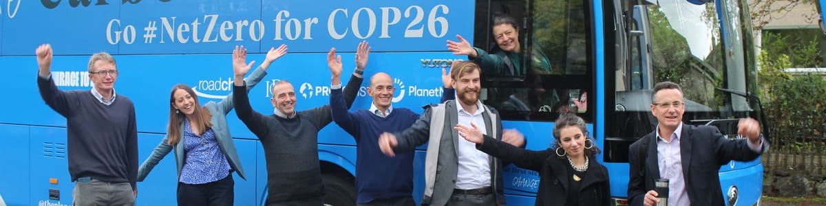 Planet Mark with CAfS and Burneside Community Energy with an electric bus