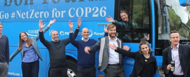 Planet Mark with CAfS and Burneside Community Energy with an electric bus