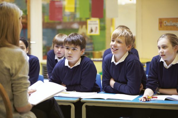 Pupils in a classroom