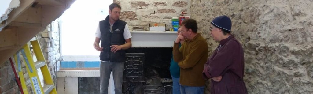 An open home at a retrofit project
