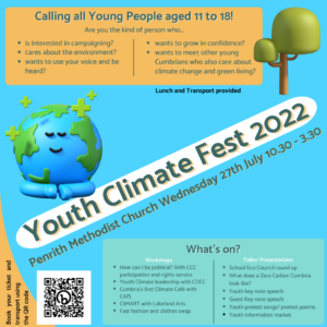 Youth Climate Fest 2022 flyer