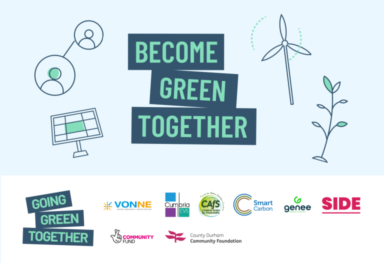 The Going Green Together logo with all partner logos