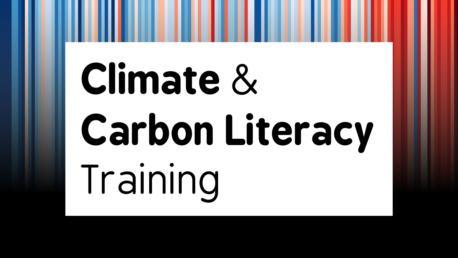 Climate and Carbon Literacy training for individuals and organisations (Full day split over 2 half-days)