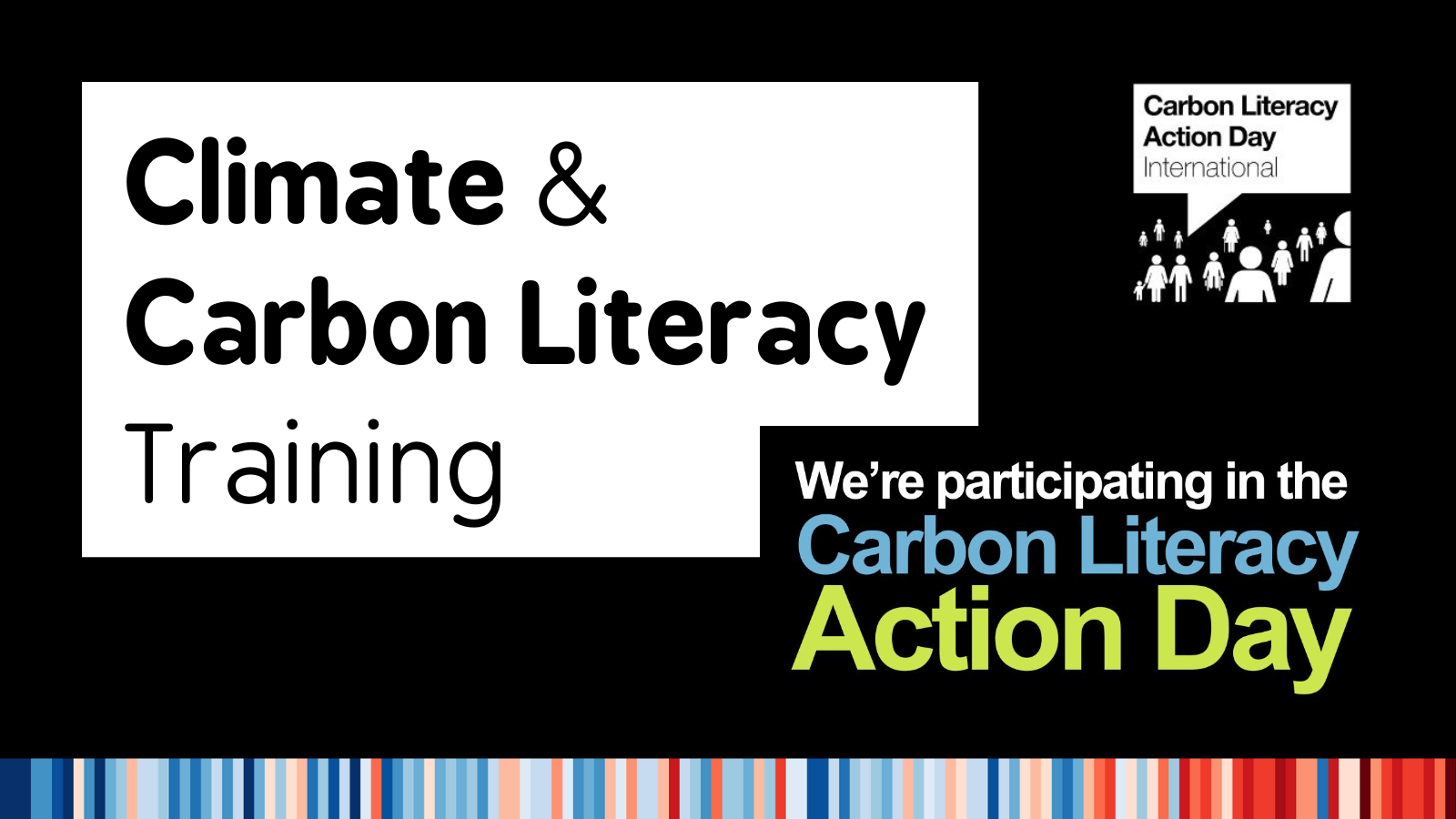 Climate and Carbon Literacy training for individuals and organisations (In person event)