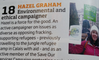 Hazel Graham from CAfS featured in Carlisle Living among 40 women under 40 shaping the city